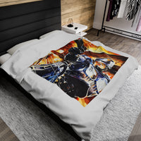 Robocop Fighting Plush Blanket