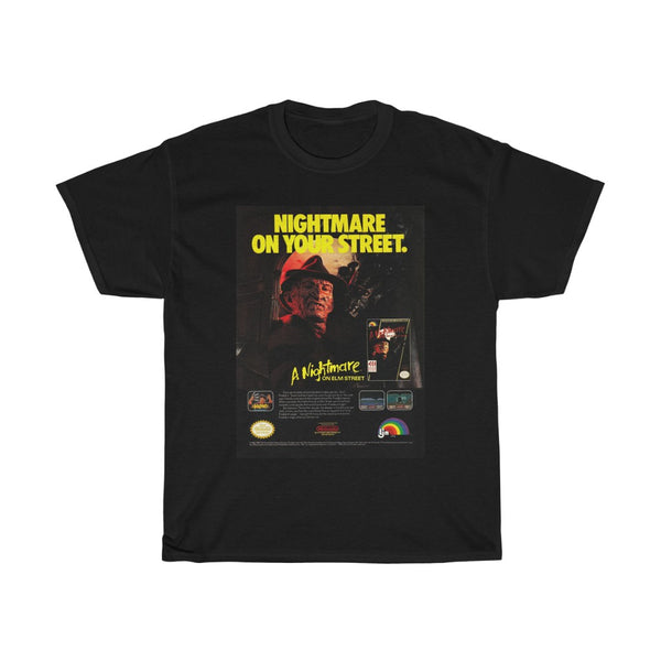 A Nightmare On Elm Street NES Ad T-Shirt