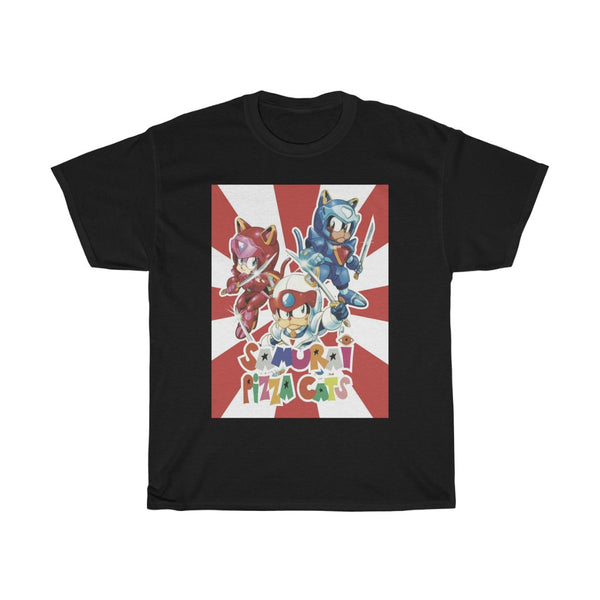 Samurai Pizza Cats T-Shirt